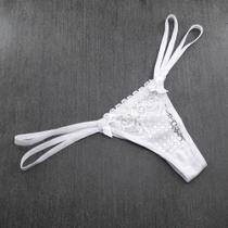 Calcinha Fio Dental Renda Transparente Sexy P M G GG - Sensualidade e Conforto!