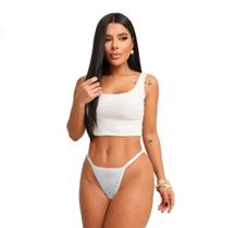 Calcinha Fio Dental Rendada Hot Love