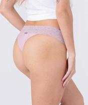 Calcinha Fio Dental String Renda Algodão 2 RIOS - 12182 LD