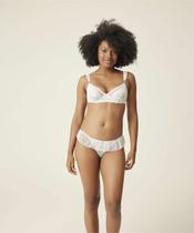 Calcinha Fio Dental String Renda Babado Marisa-22030