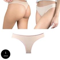 Calcinha Fio Dental Try Basics Algodão Cotton Básica Lisa Moda Lingerie