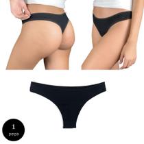 Calcinha Fio Dental Try Basics Algodão Cotton Básica Lisa Moda Lingerie