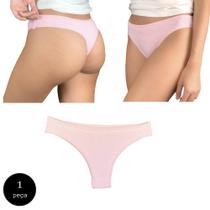 Calcinha Fio Dental Try Basics Algodão Cotton Básica Lisa Moda Lingerie
