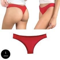 Calcinha Fio Dental Try Basics Algodão Cotton Básica Lisa Moda Lingerie