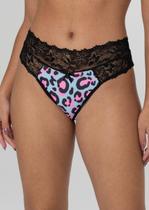 Calcinha Fio Duplo Animal Print