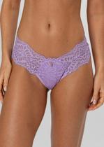 Calcinha Fio Duplo de Renda Cílios
