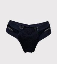Calcinha fio faixa rendada nas laterais ref.320