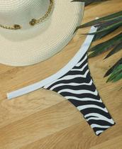 Calcinha fita zebra