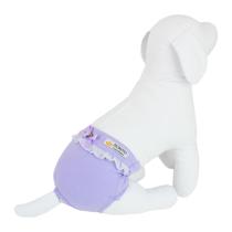 Calcinha Flor Lilás para cachorro Tamanho:G