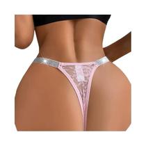 Calcinha G-string De Renda Feminina De Cintura Baixa, Lingerie Sexy, Confortável E Macia