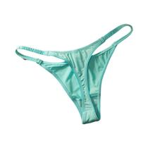 Calcinha G String Sem Costura Em Seda De Leopardo plus Size Para Mulheres S-XL
