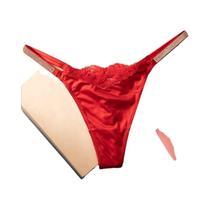 Calcinha G String Sexy Com Renda E Strass Transparente Para Mulheres