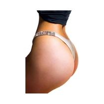 Calcinha G-string Sexy De Baixa Cintura Com Strass Para Mulheres S-XL T-back