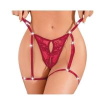 Calcinha G-String Sexy De Renda Preta Para Mulheres, Lingerie Respirável, Roupa Íntima Para Festas
