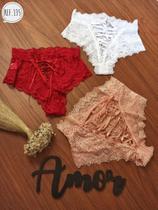 Calcinha hot paint sensual lacradora de renda