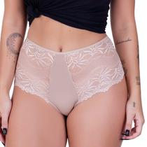 Calcinha Hot Pant Feminina Clamar em Microfibra e Renda 3311