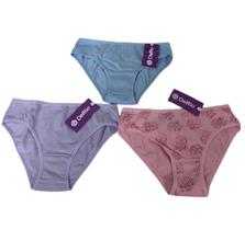 Calcinha Infantil Algodão Del Rio Kit com 3