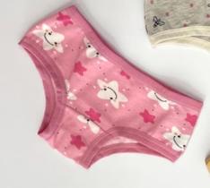 calcinha infantil estampada - ROSA
