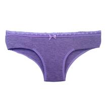 Calcinha Infantil Listrada com Laço na Frente KIT com 3