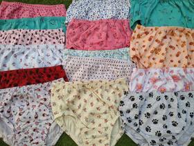 Calcinha Infantil Menina Algodão Kit com 5 Calcinha Feminina Algodão Criança Menina Moça