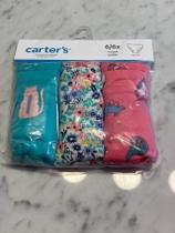 Calcinha Infantil Menina Gato Kit Com 3 Peças Carters