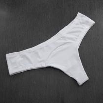 Calcinha Lisa Poliamida Conforto Fio Duplo Larga