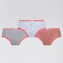 Calcinha Lobinha Infantil Estampada 18100-089 C/3