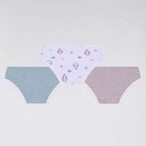 Calcinha Lobinha Infantil Estampada 18100-089 C/3