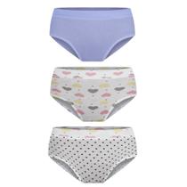 Calcinha Lobinha Infantil Estampada 18110-089 C/3