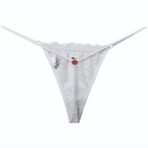 Calcinha Meiga Sexy em Renda Só o Fio com Biju - LINGERIE SENSUALLE Calcinha Meiga Sexy em Renda Só o Fio com Biju - LINGERIE SENSUALLE