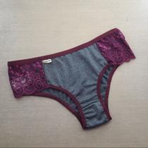 Calcinha Mescla com Renda Lateral conforto - Calcinha Ana Vida