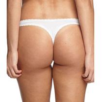 Calcinha Microfibra Fio Dental Sloggi 24576 Com Renda