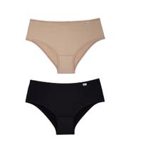 Calcinha Microfibra Laterais Largas Del Rio 2 Unidades