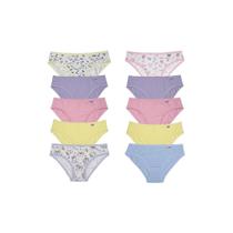 Calcinha Miss DelRio Infantil Em Cotton 512222 C/10 Calcinha Miss DelRio Infantil Em Cotton 512222 C/10
