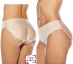 Calcinha Modeladora Com Bojo Cintura Baixa Enchimento Bumbum