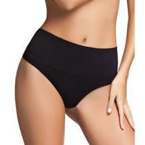 Calcinha Modeladora Fio Dental Trifil Cintura Alta Compressão Sem Costura Confortável Não Marca Redutora Zero Marcas