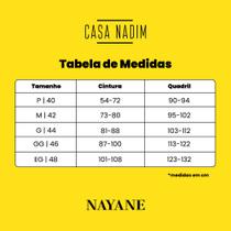 Calcinha Nayane Rodrigues Fio Dental Duplo Alta Laterais Renda CA 14 0034