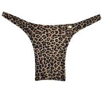 Calcinha para mulher trans em lycra alta compressao oncinha