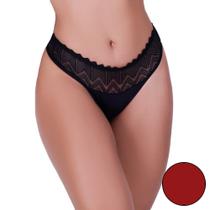 Calcinha Perla de Renda e Microfibra
