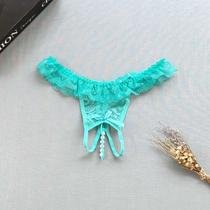 Calcinha Pérolas Estimuladoras Sexy Rendada