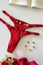 Calcinha personalizavel tule com regulagem