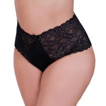 Calcinha Plus Size de Renda Tanga Grande Talita