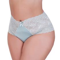 Calcinha Plus Size de Renda Tanga Grande Talita