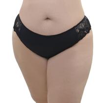 Calcinha Plus Size fio dental com renda Jackie