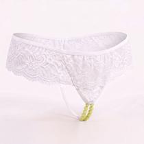 Calcinha Plus Size Fio Tailandesa Perolas Brilham Luz Negra Calcinha Plus Size Fio Tailandesa Perolas Brilham Luz Negra