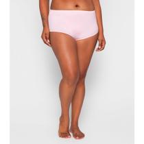 Calcinha Plus Size Luminate 0162 Algodão Cintura Alta