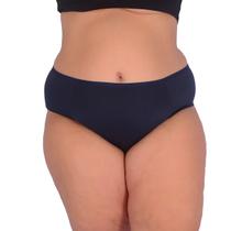 Calcinha Plus Size Tanga Cós Alto Microfibra Lisboa Forro Algodão
