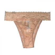 Calcinha Renda Clássica Salmão Basic+ Conforto Diário