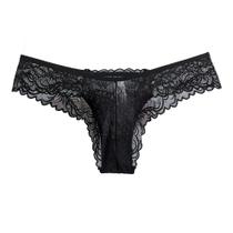 Calcinha Renda Sem Costura - Preta - Preto - tamanho 40