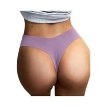 Calcinha Sem Costura plus Size Para Mulheres, G String De Seda Gelada, T Back, Roupas De Yoga S-XL
